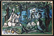 Haga click para ver la imagen ampliada manet19fra picasso le dejeuner sur l'herbe d'apres manet 1960musee picasso.jpg